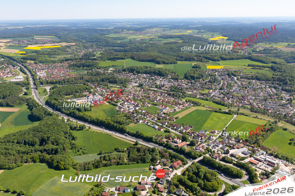 Das Luftbild der Stadt Nittendorf wurde 2021 vom Flugzeug heraus erstellt (keine Drohne) Aufnahmehöhe ca.450 Meter- hohe Bildauflösung und Druck-Qualität garantiert!