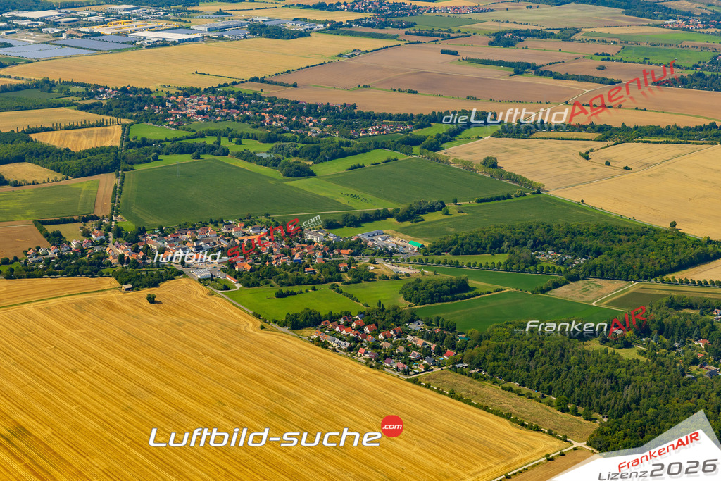 Schrägluftbild  Gelmeroda  Weimar - Das Luftbild wurde 2025 vom UL-Flugzeug heraus erstellt (ohne Drohne- keine Drohnenaufnahme ) - Hochauflösende Luftaufnahme -Nicht vergleichbar mit Google Maps oder Satelittenbilder- Die Geschenkidee !Mit Lizenz und Bildrechte bestellbar