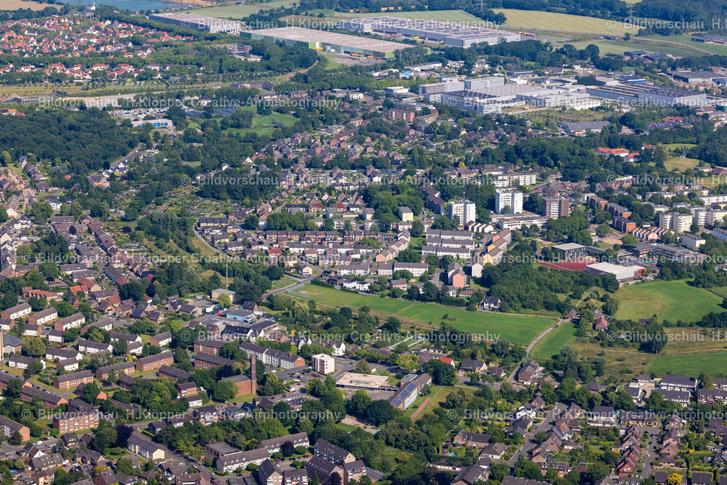 Luftbild Kamp-Lintfort-4853 | LuftbildfotografieStadtansicht von Kamp-Lintfort im Bundesland Nordrhein-Westfalen - Realisiert mit Pictrs.com