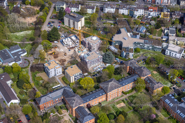 Bonn220403534 | Luftbild, Baustelle mit Neubau Wohnquartier Castell-Park, Kaiser-Karl-Klinik, Nordstadt, Bonn, Rheinland, Nordrhein-Westfalen, Deutschland