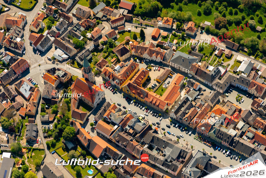 Das Luftbild zeigt :  Kemnath - Die Luftaufnahme wurde 2024 vom UL-Flugzeug aus erstellt ( keine Drohne ) - Hochauflösende Luftaufnahme - Für grossformatige Ausdrucke geeignet. Die Geschenkidee !Mit Lizenz und Bildrechte bestellbar