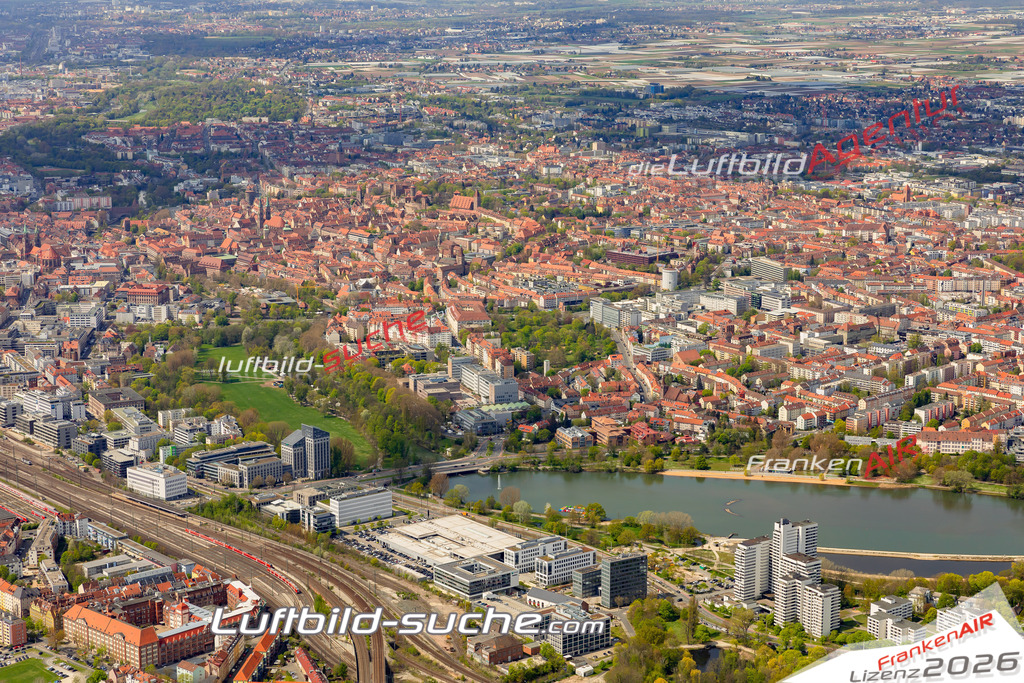 Das Luftbild zeigt Tullnau Nürnberg - Die Luftaufnahme wurde 2023 vom UL-Flugzeug aus erstellt ( keine Drohne ) - Hochauflösende Luftaufnahme - Für grossformatige Ausdrucke geeignet. Die Geschenkidee !Mit Lizenz und Bildrechte bestellbar
