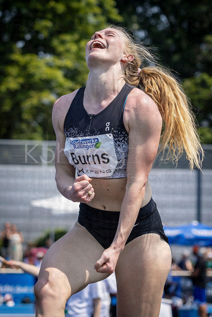 Multisport Event; Ratingen, 27.06.2026 | RATINGEN, GERMANY - JUNE 27, 2026 : Shaina Burns (USA / United States) competing in the high jump during the Multisport Event at Stadion Ratingen on June 27, 2026 in Ratingen, Germany.