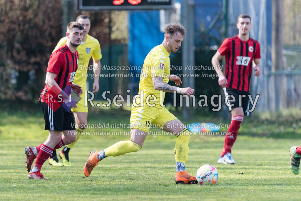 Fußball, Saison 2022/23, LOTTO-Pokal, WTSV Concordia - FC Teutonia 05, Sportpark Hinschenfelde (Hamburg), 10.04.2023, Halbfinale | Ole Wohlers (#17, Teutonia)