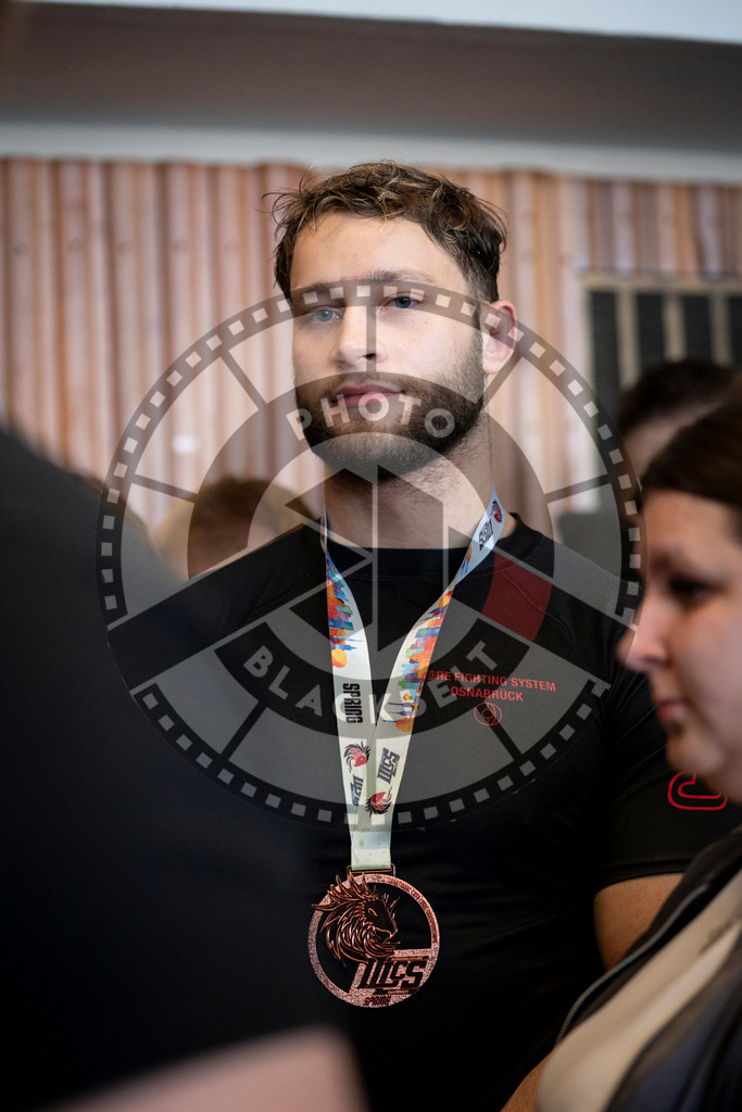 20240309PBB5658 | Fighters compete during the International Luta Livre (ILLCS) Spring Championship in Hannover, Germany, on March 9, 2024.