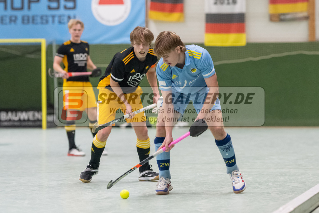 SFE_20230305_0025 | Deutsche Meisterschaft Männliche U16 Halle 2023 am 05.03.2023 in Köln (KTHC Stadion Rot-Weiss Köln Tennis and Hockey Club), Photo: Stephan Fehrmann 2022 (Sports-Gallery)