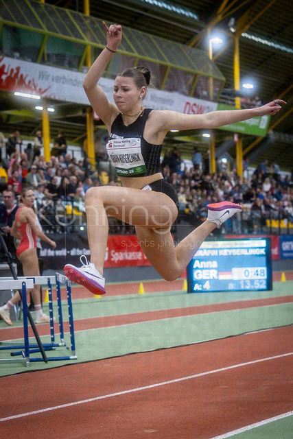 Indoor Meeting Dortmund, 08.02.2026 | DORTMUND, GERMANY - FEBRUARY 8:  Anna Gräfin Keyserlingk (LG Göttingen) during the Indoor Meeting Dortmund at the Helmut-Koernig-Halle on February 8, 2026 in Dortmund, Germany. (Photo by Axel Kohring/Beautiful Sports Int.)