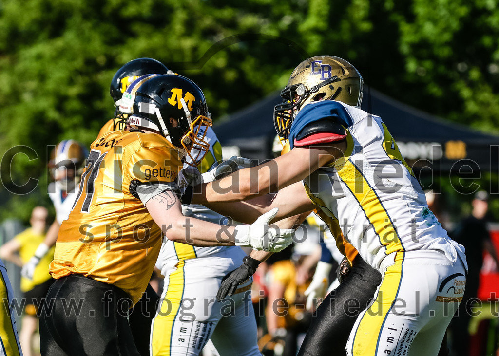 2022-05-14_143_Erding_Bulls_gegen_Munich_Cowboys_2 | Erding, Deutschland, 14.05.2022:
Fußball, Regionalliga 2022, 3. Spieltag, Erding Bulls gegen Munich Cowboys 2, Endergebnis: 20:30

Foto: Christian Riedel / fotografie-riedel.net