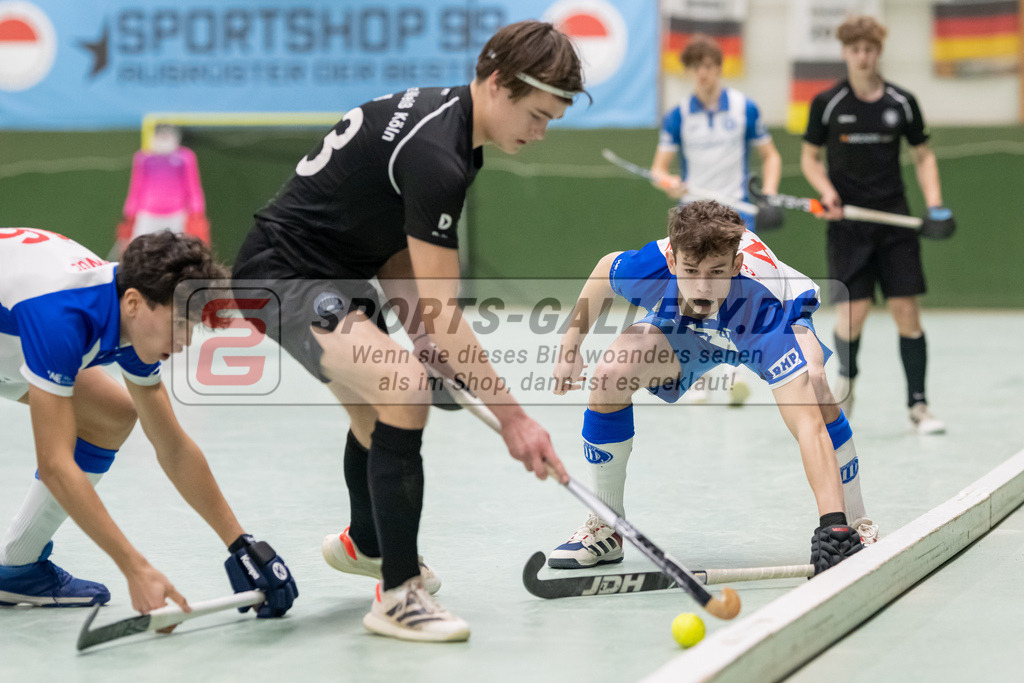 SFE_20230304_0019 | Deutsche Meisterschaft Männliche U16 Halle 2023 am 04.03.2023 in Köln (KTHC Stadion Rot-Weiss Köln Tennis and Hockey Club), Photo: Stephan Fehrmann 2022 (Sports-Gallery)