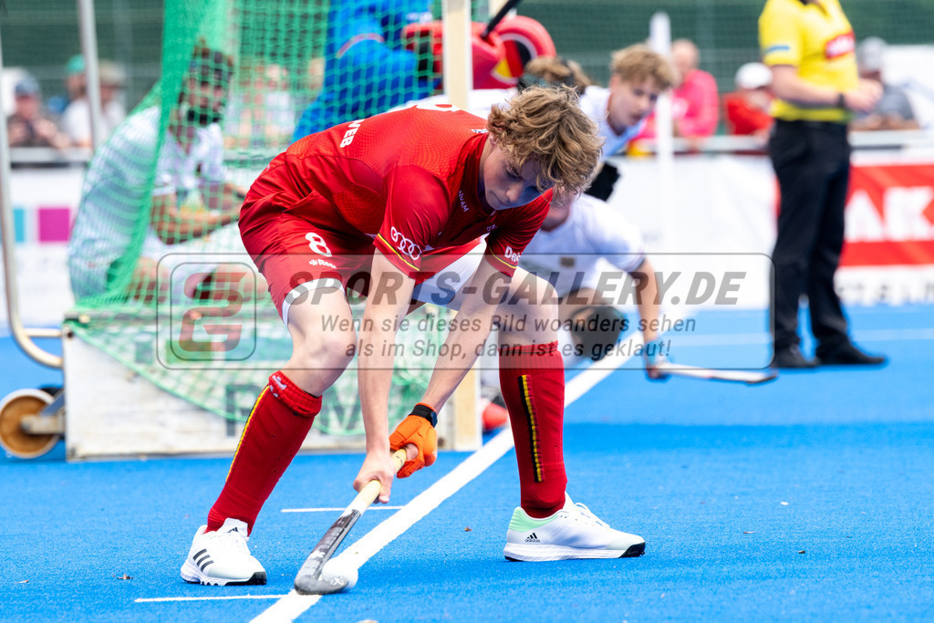 SFE_20230716_0328 | EuroHockey EM U18 Boys Final Belgium vs Germany am 16.07.2023 in Krefeld (Gerd-Wellen-Hockeyanlage), Photo: Stephan Fehrmann 2023 (Sports-Gallery)