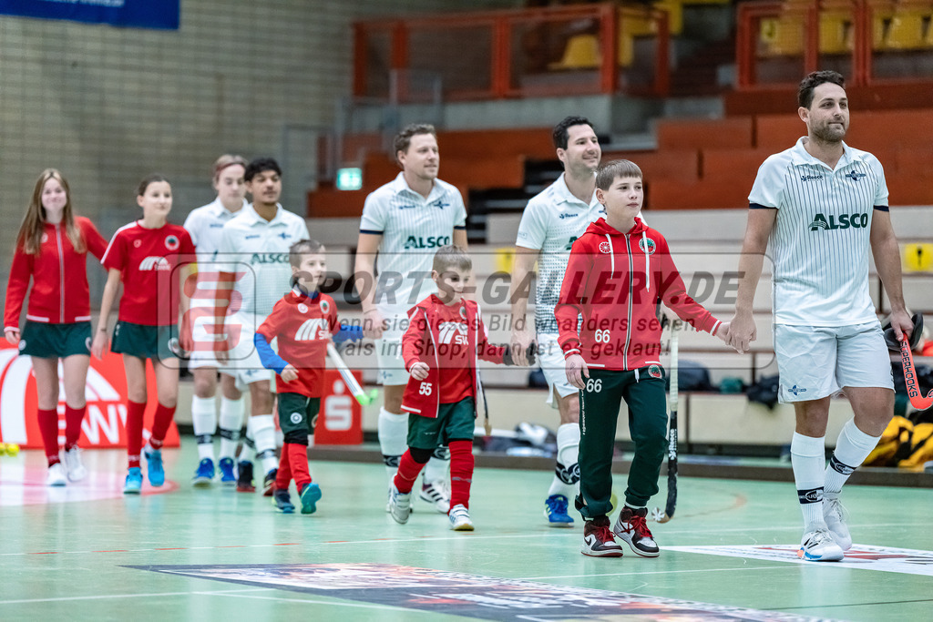 HK_20231216_107350 | 1. Bundesliga Herren  Crefelder HTC - Blau Weiß Köln am 16.12.2023 Sporthalle Glockenspitz, Krefeld ,
