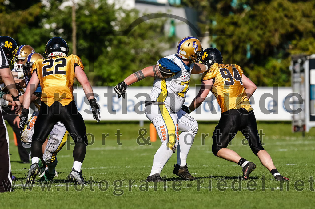 2022-05-14_122_Erding_Bulls_gegen_Munich_Cowboys_2 | Erding, Deutschland, 14.05.2022:
Fußball, Regionalliga 2022, 3. Spieltag, Erding Bulls gegen Munich Cowboys 2, Endergebnis: 20:30

Foto: Christian Riedel / fotografie-riedel.net