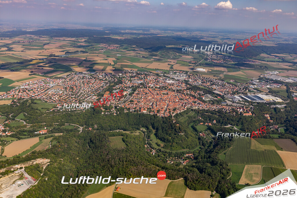 aktuelles Luftbild von  Rothenburg-tauber - Luftaufnahme wurde 2019 von https://frankenair.de mittels Flugzeug (keine Drohne) erstellt.