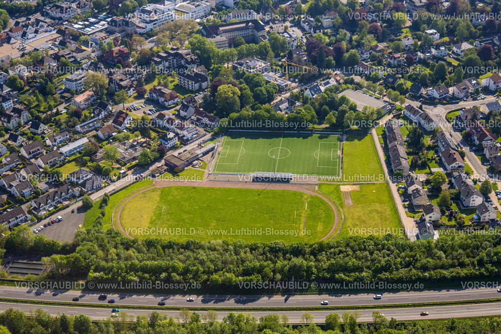 Arnsberg230500229 | Luftbild, Binnerfeld-Stadion SC Neheim, Neheim, Arnsberg, Sauerland, Nordrhein-Westfalen, Deutschland