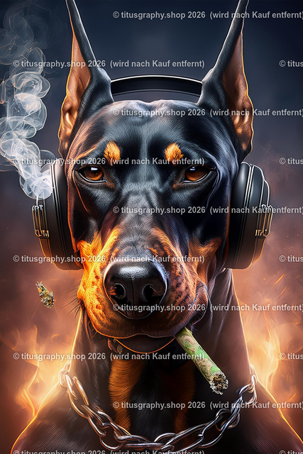 Hasch-Dog 001 Generated Image | titusgraphy-shop: Geschenkideen mit Qualitätsfotos. titusgraphy-shop: gift ideas with quality photos. titusgraphy-shop: idées cadeaux avec photos de qualité.  - Realisiert mit Pictrs.com