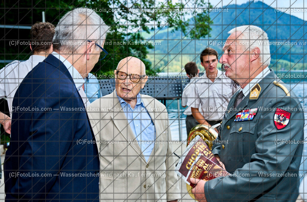 ALP1191_XXXX-Chopin-Festival_Ausklang | (C)FotoLois.com, Alois Spandl. XXXX. Chopin-Festival in der Kartause Gaming, musikalischer AUSKLANG auf der Seebühne Lunz mit dem Blasorchester der Miltärmusik Niederösterreich unter der Leitung von Oberst Adolf Obendrauf, So 18. August 2024.