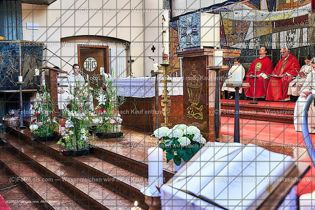 ALP2325_Pfarrfirmung Wieselburg | (C)FotoLois.com, Alois Spandl, Pfarrfirmung in Wieselburg mit Firmspender Eduard Gruber (ehemaliger Generalvikar der Diözese St. Pölten), Sa 3. Juni 2023.