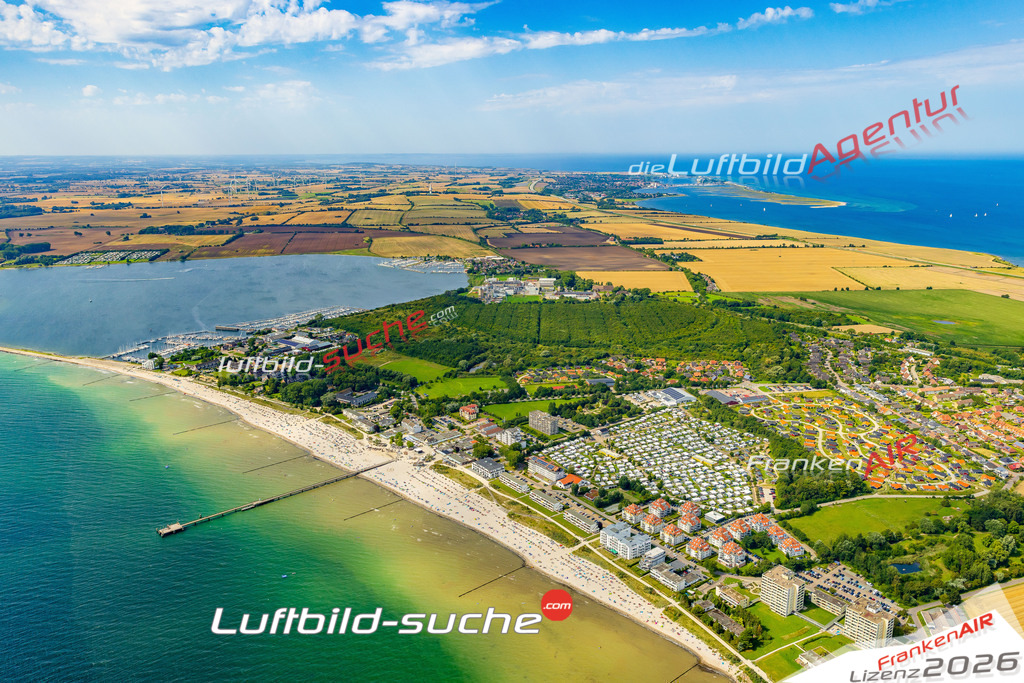 Schöne Luftaufnahme als Geschenk in Hotel am Strand Großenbrode - Die Luftbildaufnahme wurde 2025 vom UL-Flugzeug heraus erstellt ( keine Drohne ) - Hochauflösende Luftaufnahme -Nicht vergleichbar mit Google Maps oder Satelittenbilder- Die Geschenkidee !Mit Lizenz und Bildrechte bestellbar