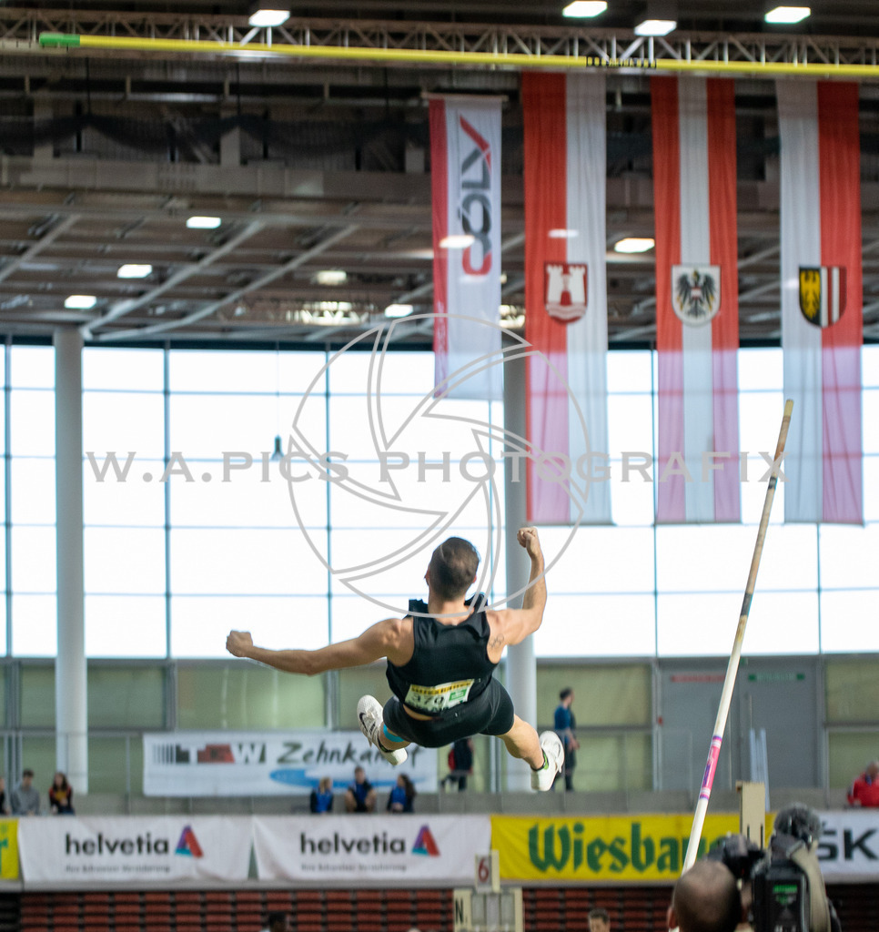 OEM LEICHTATHLETIK HALLE | LINZ,AUSTRIA,22-23.FEB.20 - OEM LEICHTATHLETIK HALLE. Image shows Distlberger Dominik.
Photo: SMP/Andreas Willdoner