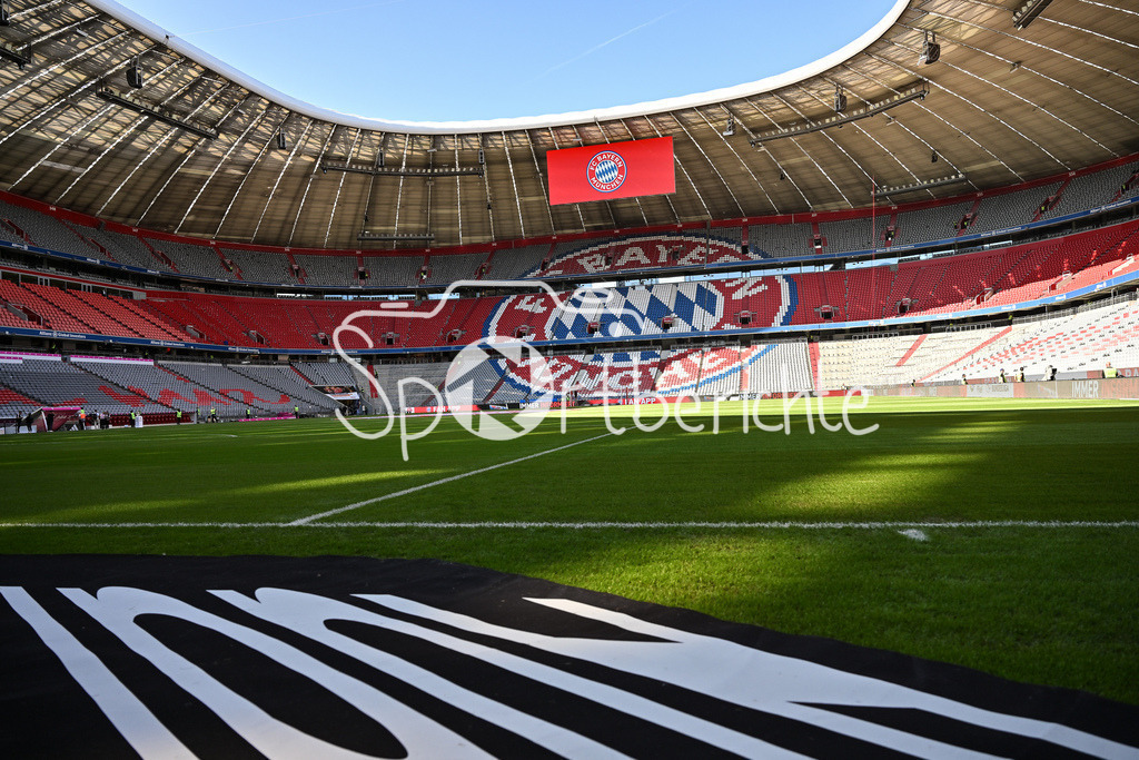 FC Bayern München - Bayer 04 Leverkusen | Die Allianz Arena in München wartet auf das Frauen Bundesligaspiel zwischen dem FC Bayern und Bayer Leverkusen / Symbolbild / Google Pixle Frauen-Bundsliga: FC Bayern München - Bayer 04 Leverkusen; Allianz Arena am 06.09.2025
