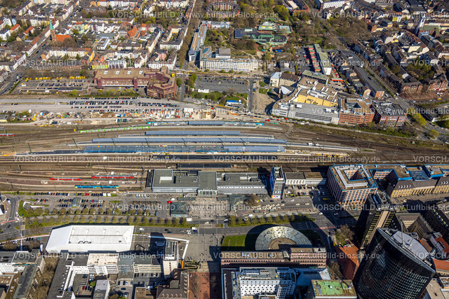 Dortmund220400651 | Luftbild, Baustelle am Dortmund Hauptbahnhof, Bahnhofsvorplatz, City, Dortmund, Ruhrgebiet, Nordrhein-Westfalen, Deutschland