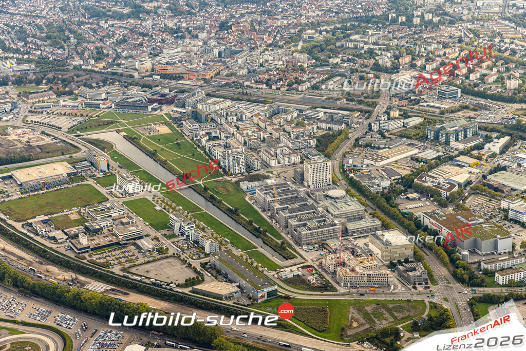 Luftaufnahme der Stadt Böblingen - Die Luftaufnahme wurde 2025 vom UL-Flugzeug heraus erstellt ( keine Drohne ) - Hochauflösende Luftaufnahme - für professionelle Ausdrucke geeignet. Die Geschenkidee !Mit Lizenz und Bildrechte bestellbar