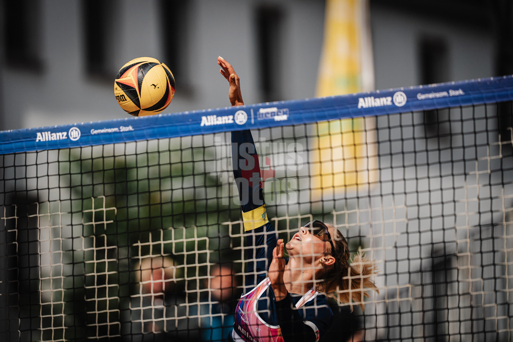 Beachvolleyball | Frauen | Allianz German Beach Tour 2025 | Tourstop Berlin | 22.08.2025 | Anna-Chiara Reformat beim Angriff