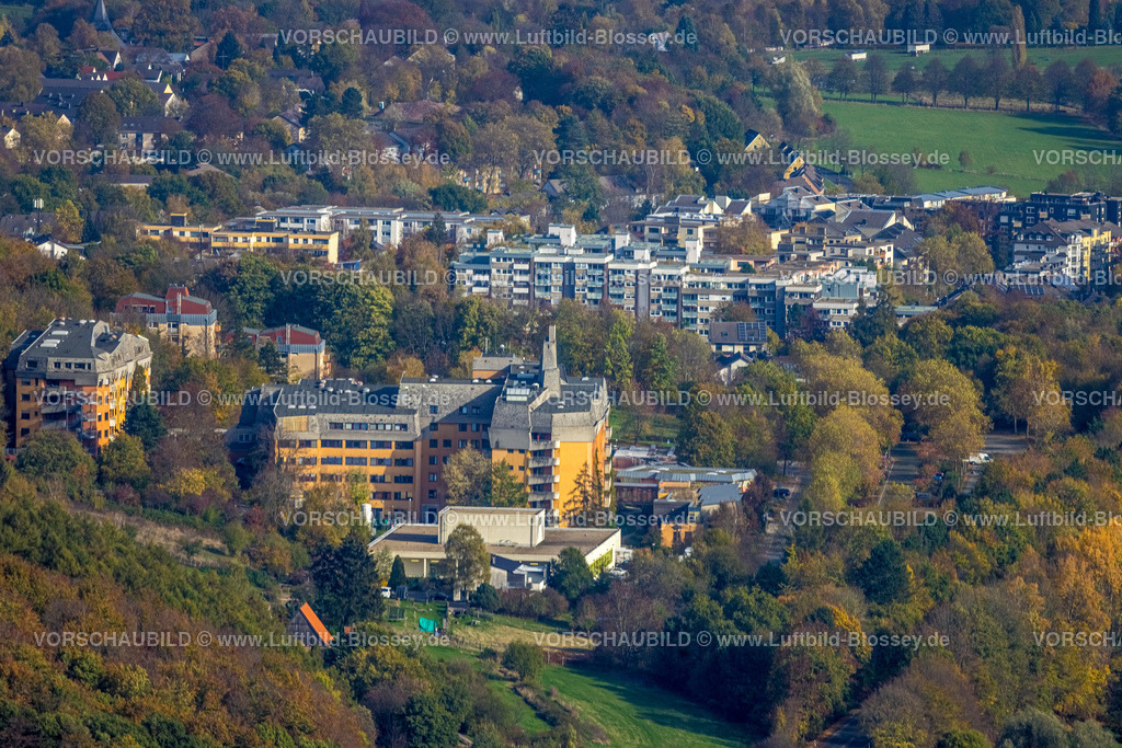 Wetter221017457 | Luftbild, Gemeinschaftskrankenhaus Herdecke, Westende, Herdecke, Ruhrgebiet, Nordrhein-Westfalen, Deutschland