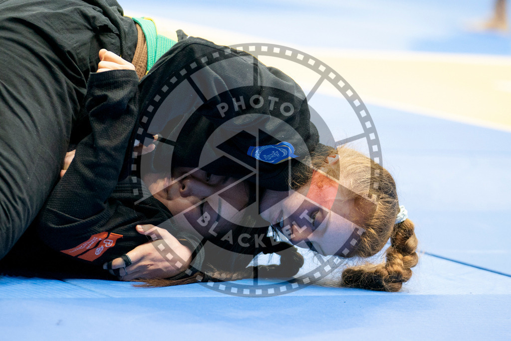 20240124PBB02161 | Fighters compete during the second day of the IBJJF European Championship in Paris, France, on January 24, 2024.