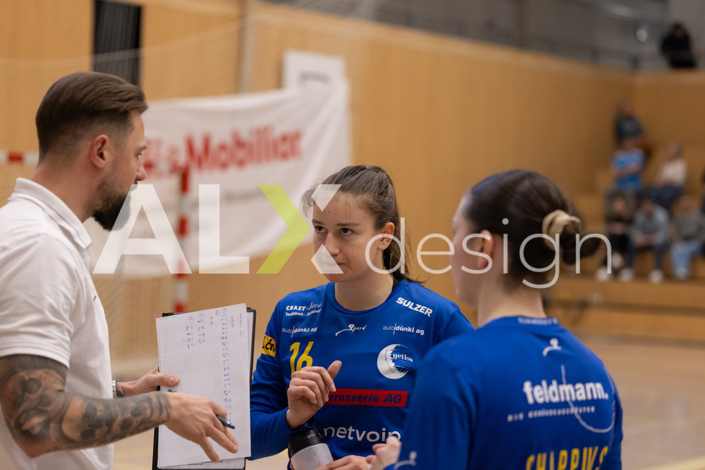 Handball I Frauen I Saison 2025-2026 I Handball Swiss Premium League 1 | Women I Round 5 I  Yellow Winterthur - GC Amicitia Zürich I 15.03.2026 | 16 Micaela Stüdemann von Ehrenstein (CH) (Yellow Winterthur) – Torhüterin - Realisiert mit Pictrs.com