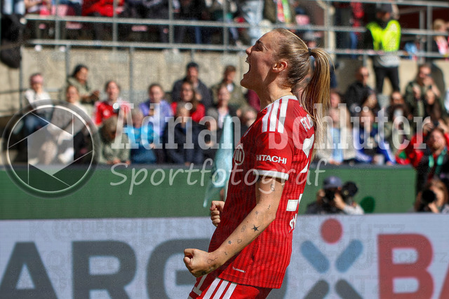 14.05.2026, GER, Fussball, Frauen, DFB-Pokal, Finale, Saison 2025/2026, VfL Wolfsburg - FC Bayern München | Gerogia Stanway (Bayern) Torjubel, jubelt nach ihrem Treffer zum 1:0