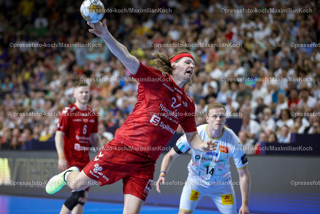 KoeEHF08062401037 | 08.06.2024, Köln, Handball, TruckScout24 EHF FINAL4, Machineseeker Champions League Men, Lanxess-Arena, Halbfinale, SC Magdeburg - Aalborg Handbold: Mikkel Hansen (Aalborg Handbold)