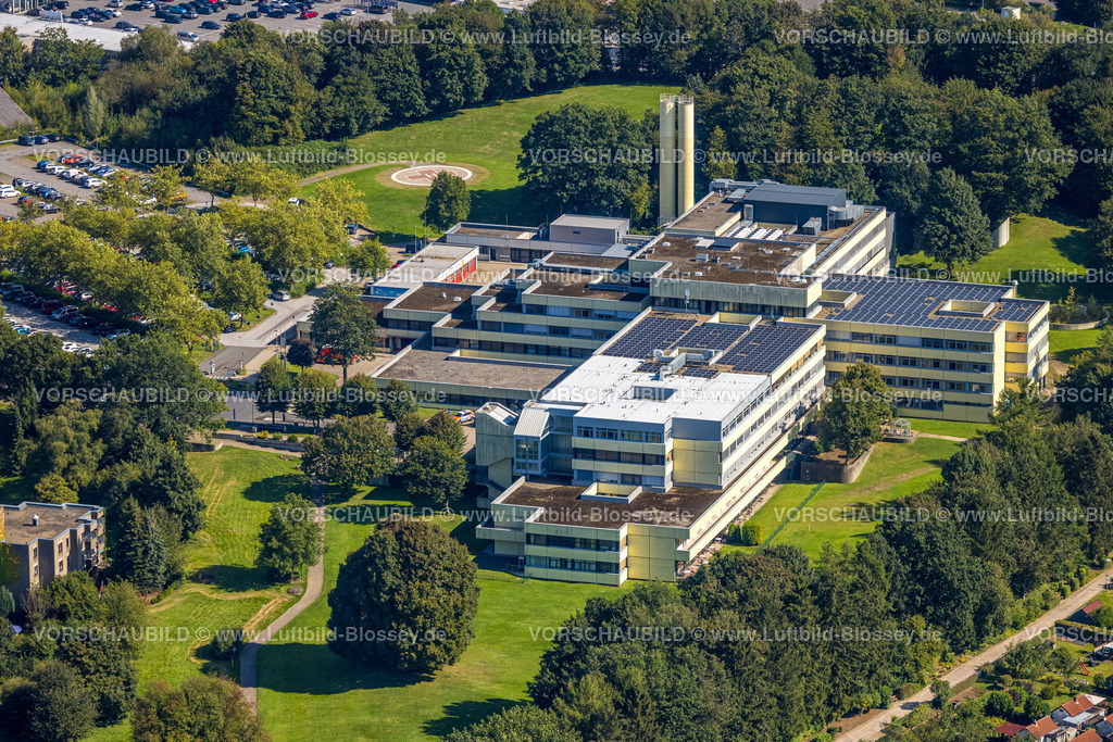 Schwelm240813903 | Luftbild, Helios Klinikum Schwelm Allgemeinkrankenhaus, Schwelm, Ruhrgebiet, Nordrhein-Westfalen, Deutschland
