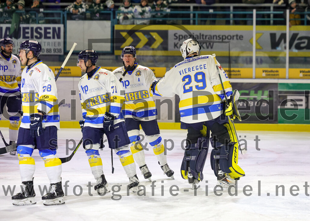 2026-01-09_035_TSV_Erding_gegen_Stuttgart_Rebels | Erding, Deutschland, 09.01.2026:Eishockey, Oberliga Süd 2025 / 2026, 35. Spieltag, TSV Erding gegen Stuttgart Rebels, Endergebnis: Torwart Nick Jordan Vieregge (Stuttgart Rebels, #29)Foto: Christian Riedel / fotografie-riedel.net