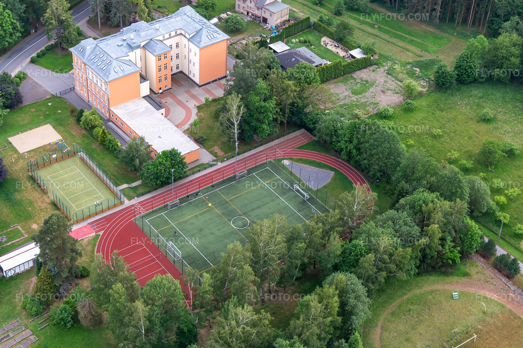 Aerial view: School 
