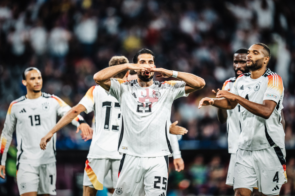Fußball | Herren | UEFA-Fußball-Europameisterschaft 2024 | MD1 | Gruppe A | Deutschland vs. Schottland | 14.06.2024 | Emre Can (#25, Deutschland) jubelt nach seinem Tor zum 5:1