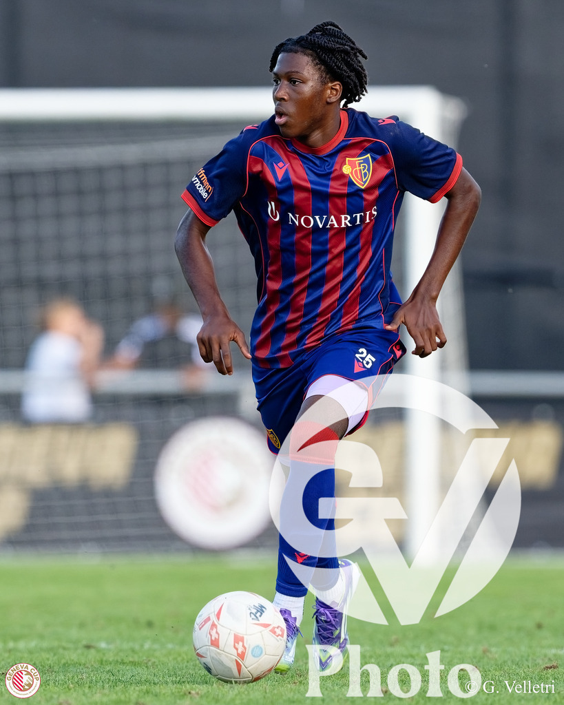 GenevaCup Group Phase - FC Basel v SL Benfica | during the GenevaCup Group Phase match between FC Basel and SL Benfica at Stade des Arberes in Meyrin, Switzerland