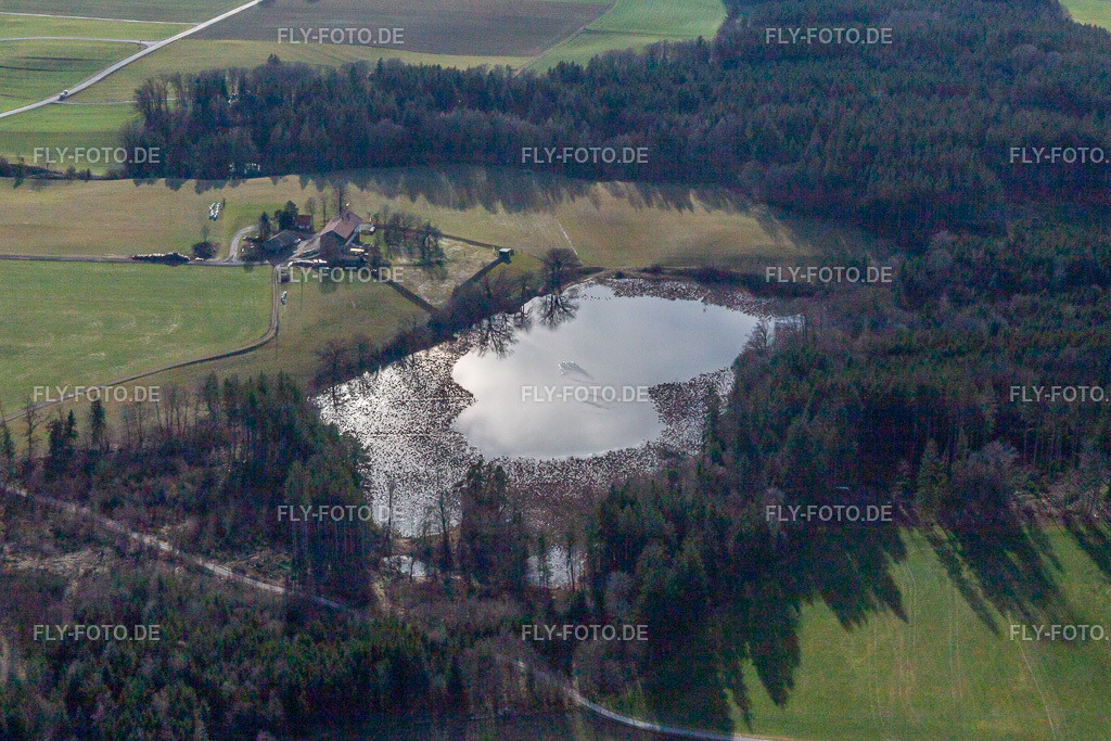 Buchsee | Luftbild: Buchsee in Münsing im Bundesland Bayern in Deutschland. Foto: IMG_139552.jpg vom 27.12.2023 durch ©2025 Werner Riehm fly-foto.de/copyright - Realisiert mit Pictrs.com
