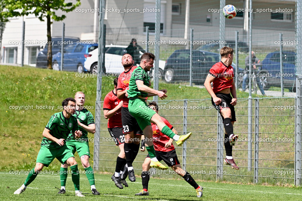 SC Landskron vs. SV Falle Maria Gail | #7 Jonas Reithofer SV Maria Gail, #4 Ingo Mailänder SC Landskron, #23 Klemen Velic SV Maria Gail, #2 David Gräfischer SC Landskron, #23 Matteo Zauner SC Landskron, SC Landskron vs. SV Falle Maria Gail, SC Landskron vs. SV Falle Maria Gail am 17.05.2026 in Villach (Sportanlage Landskron), Austria, (Photo by Bernd Stefan)