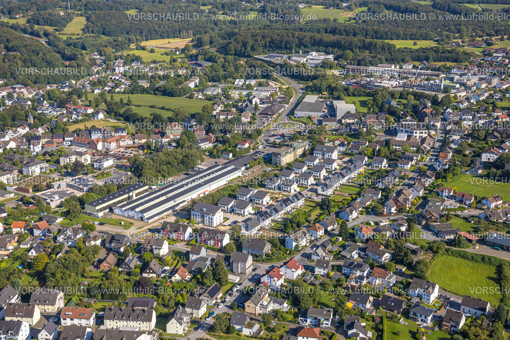 Sprockhoevel240810814 | Luftbild, Sprockhöveler Beisenbruch Neubau Wohnungen Einfamilienhäuser Am Winkel zwischen Brinkerstraße und Hölterstraße, Hauhinco Maschinenfabrik GmbH & Co. KG, Lidl Supermarkt, Niedersprockhövel, Sprockhövel, Ruhrgebiet, Nordrhein-Westfalen, Deutschland