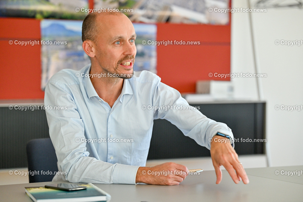 Heinzel Paper_ Laakirchen Papier AG_ 29.06.2023-18 | 29.06.2023, Laakirchen, AUT, Heinzel Paper, Laakirchen Papier AG, im Bild Sebastian Heinzel (CEO Heinzel Holding GmbH)
