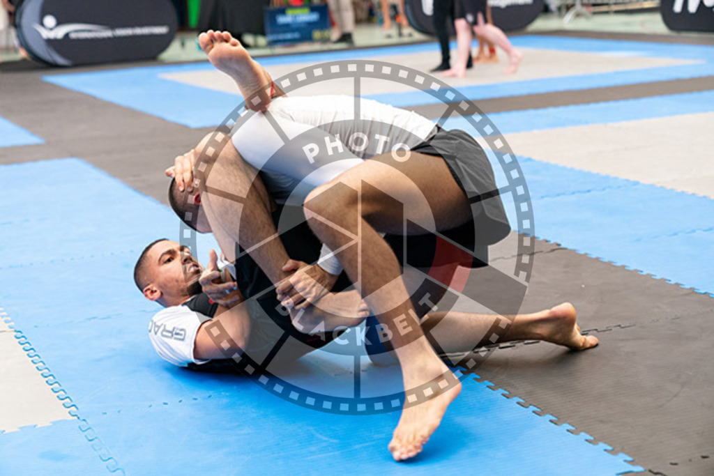 20230826PBB57086 | Fighters compete during the AJP INTLPRO BJJ and grappling competition in Hamburg, Germany, on August 26 2023.