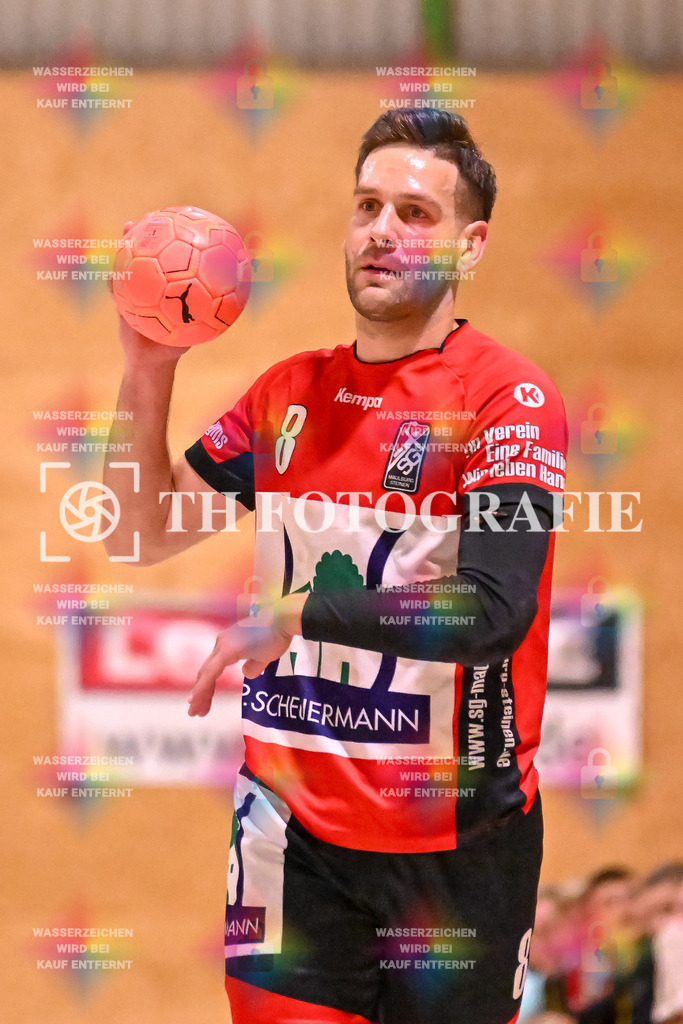 GER, SG Maulburg/Steinen - HSG Dreiland, Handball, Landesliga Suedbaden, 4. Spieltag, Saison 2024/2025, 12.10.2024 | Jakob Tiedtke (SG Maulburg/Steinen, #08)GER, SG Maulburg/Steinen - HSG Dreiland, Handball, Landesliga Suedbaden, 4. Spieltag, Saison 2024/2025, 12.10.2024Foto: TH Fotografie/Thomas Hess
