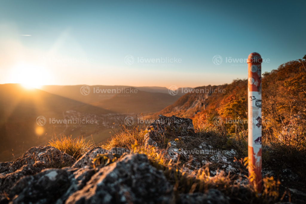 Hausener Wand bei Bad Überkingen im Herbst | löwenblicke | shop