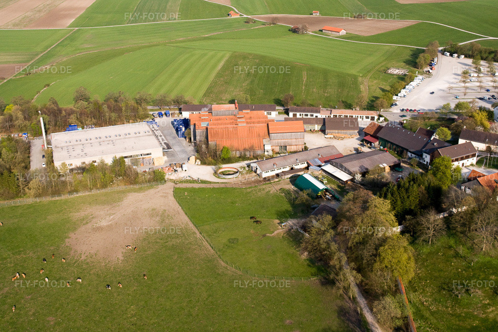 Luftbild: Andechs, Kloster-Brauerei in Andechs im Bundesland Bayern in Deutschland. Foto: IMG_17904.jpg vom 15.04.2009 durch Werner Riehm/FLY-FOTO.de