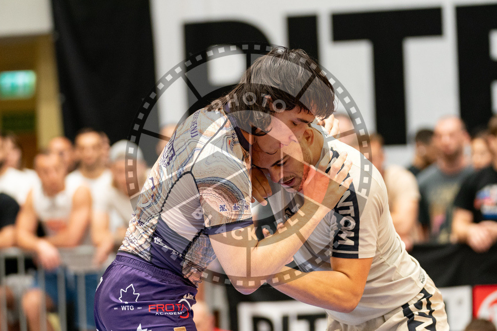 20230916PBB2943 | Fighters compete during the grappling tournement ADCC Trials (European, Middle East and African Championship) in Warsaw, Poland, on September 16, 2023.