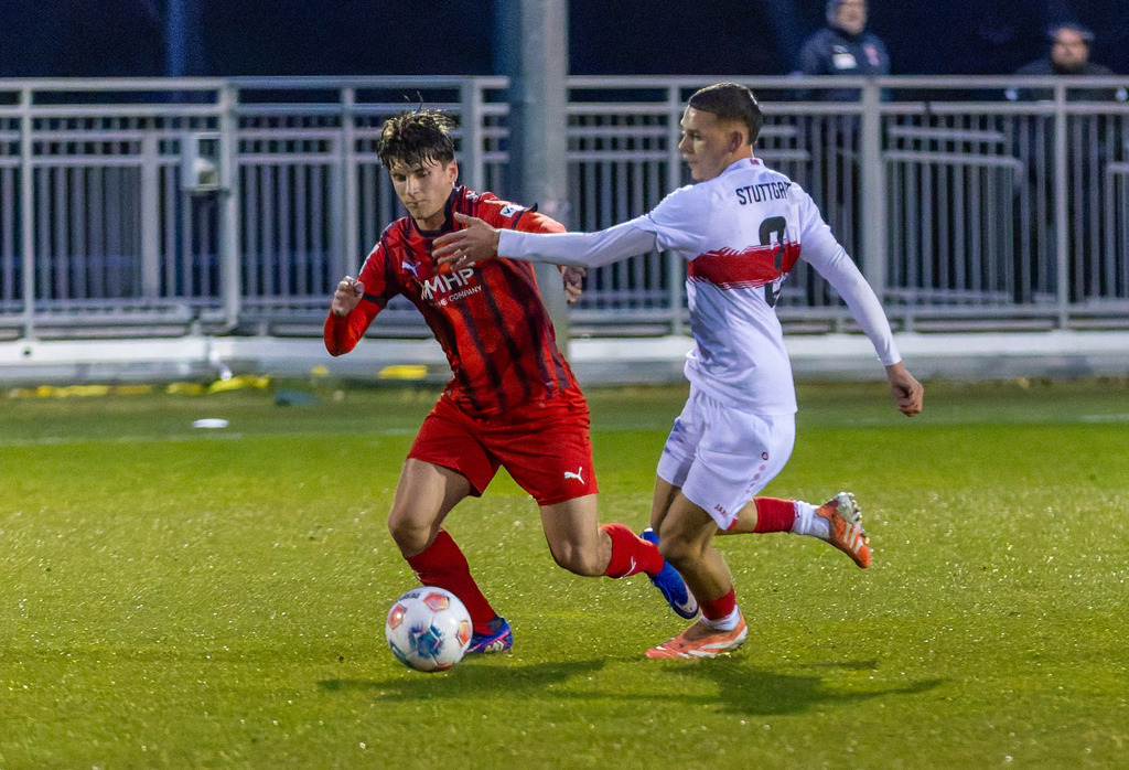 FCHVFB_260325_3-21 | 1.FC Heidenheim 1846 vs. VfB Stuttgart, Fußball, A-Junioren, Verbandspokal, 2025/2026, 25.03.2026 in Heidenheim, Rasenplatz, Walter-Birkhold-Jugendstadion(Foto: Michael Bulling) - Realisiert mit Pictrs.com