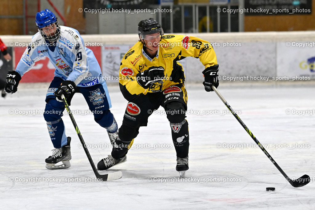 EC Spittal Hornets vs. ESC Steindorf 28.10.2023 | #69 Kreuzer Philipp, #88 Zauchner Daniel