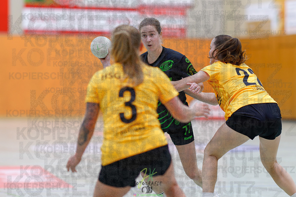 Frauen Oberliga Mitte (HHV); HSG Kleenheim/Langgöns II - HSG Eibelshausen/Ewersbach | Frauen Oberliga Mitte (HHV); HSG Kleenheim/Langgöns II - HSG Eibelshausen/Ewersbach am 01.11.2025 in Oberkleen (Weidig-Halle)Photo © 2025 - Jörg Heinrich - Realisiert mit Pictrs.com