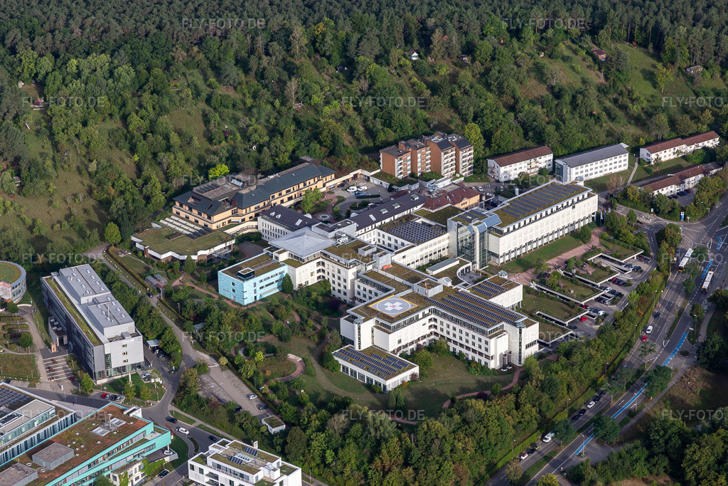 Luftbild: Klinikgelände des Krankenhauses 